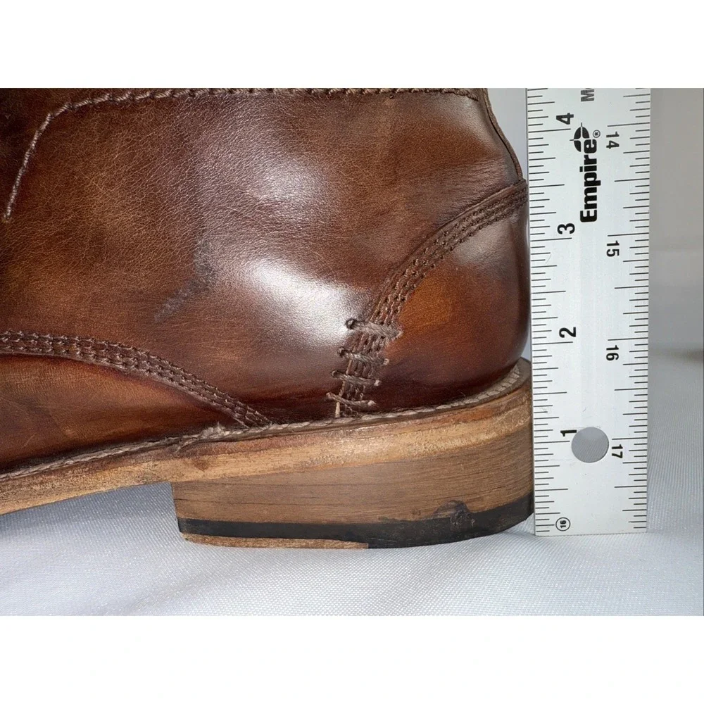 Freebird McCoy Brown Cognac Leather Shoes Chukka Boots‎ Size 8